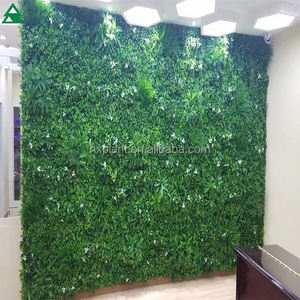 Mur végétal artificiel décoratif suspendu pour jardin, bricolage, feuillage synthétique, plante artificielle, clôture verte - Product Image 2