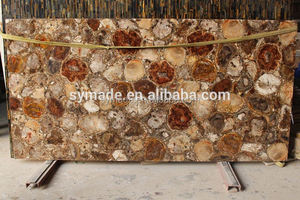 Phiến Gỗ Hóa Thạch Đá Màu Nâu Chất Lượng Cao Giá Xuất Xưởng - Product Image 5