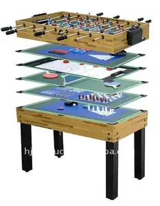 Promotion 12-in-1 Multi Game Table for Kids Play Soccer Pool Game Tables