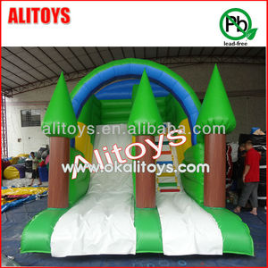 nuevo alitoys verde del árbol inflable gigante nueva diapositiva inflable de diapositivas - Product Image 1