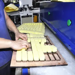 Manual hydraulic plane kitchen sponge cutting machine