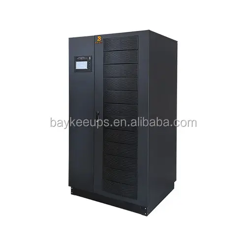 60KVA 40 kva saf sinüs dalgası ups 380v 3 faz çevrimiçi ups fiyat güç besleme aküsü satılık makine