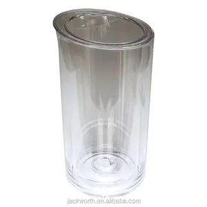 Slanted Double Wall Acrylic Insulated Wine Cooler