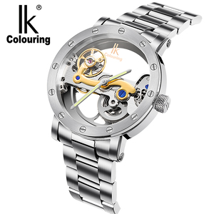 Orologio da Polso Meccanico Automatico Scheletrato IK Colouring 98393G da Uomo, Lusso con Cassa Trasparente, Relogio Masculino - Product Image 1