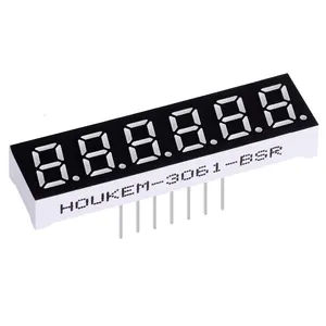 cheap small size FND 7 segment 6 digits led display screen