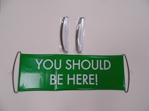 <span class=keywords><strong>Banner</strong></span> de desplazamiento a mano personalizado Fan <span class=keywords><strong>Roller</strong></span> Cheering Banners personalizados - Product Image 5