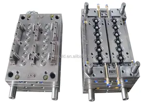 Tapa superior abatible de plástico/molde de tapa de botella/Fabricante de moldes de inyección