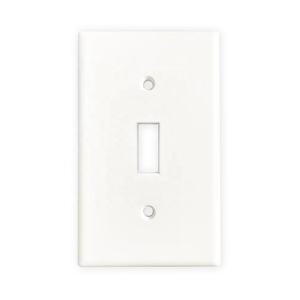 अनुमोदित सफेद प्लास्टिक वॉलपेपर स्विच के लिए अमेरिकी शैली एकल 1 गिरोह/2 गिरोह/<span class=keywords><strong>3</strong></span> गिरोह टॉगल स्विच प्लेट कवर 15a 110v/125v - Product Image 3