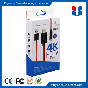 Nouveau 2016 4 K hdtv <span class=keywords><strong>mhl</strong></span> à <span class=keywords><strong>hdmi</strong></span> <span class=keywords><strong>adaptateur</strong></span> micro usb vers <span class=keywords><strong>hdmi</strong></span> câble - Product Image 6