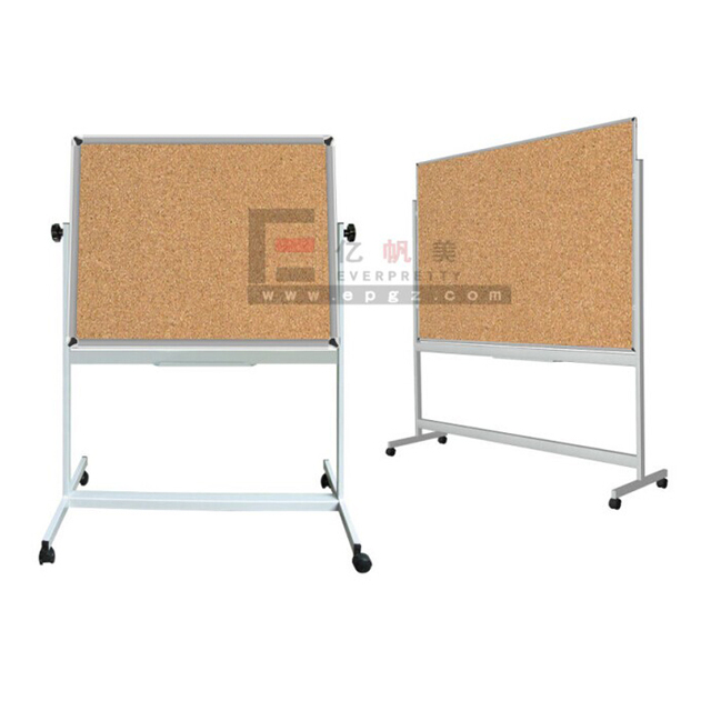 Stand up Mobile Notice Board Office Writing Board for Meeting Room School Cork Board