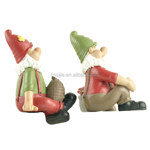 Personnalisé Résine En <span class=keywords><strong>Gros</strong></span> Drôle Nains de Jardin Statues pour La Décoration - Product Image 4