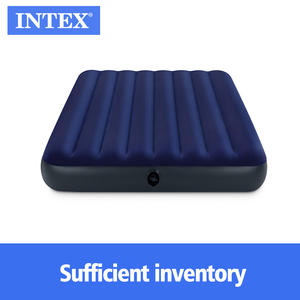 [ SOLDE ] <span class=keywords><strong>Matelas</strong></span> <span class=keywords><strong>Gonflable</strong></span> <span class=keywords><strong>INTEX</strong></span> 64758 Full Classic Downy pour Camping, Bureau, Lit Pliant Individuel, Lit de Voiture - Product Image 4