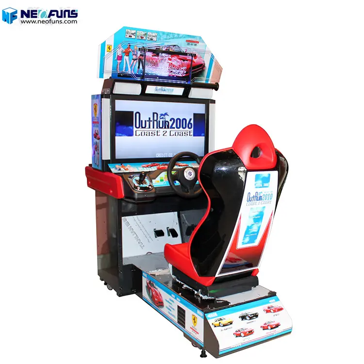 NIEUWE Out Run Muntautomaat Racing Arcade Games Auto Motor Race Game Machine