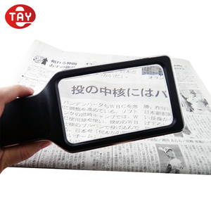 Rectangular Handheld Lighted Reading <strong>Magnifier</strong> <strong>with</strong> Dimmable SMD <strong>LED</strong> - Product Image 4