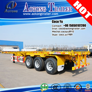 Durable MSK naviera transporte <span class=keywords><strong>de</strong></span> ganso cuello <span class=keywords><strong>de</strong></span> Tres ejes <span class=keywords><strong>Remolque</strong></span> Esqueleto contenedor <span class=keywords><strong>de</strong></span> $ number pies - Product Image 6