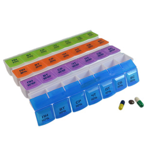 Organizador de Pastillas Mensual - Planificador de Pastillas Extra Grande de 28 Días para Separar las Pastillas y las Vitaminas Semana por Semana - Product Image 3