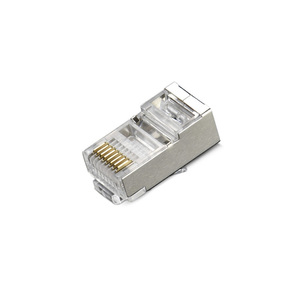 Cat5e Cat6 Rj45 8 p8c Ftp Stp connettore modulare schermato Plug UL prodotto placcatura oro Standard maschio XL connettore femmina UL 94-V2