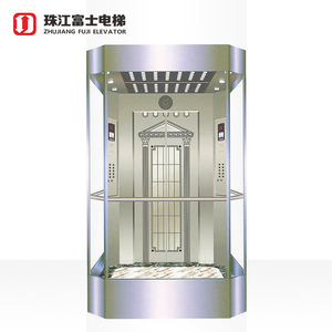 Fuji — ascenseur de passager en verre transparent, vue panoramique, mur latéral, pour l'<span class=keywords><strong>observation</strong></span> de l'extérieur, pour les affaires - Product Image 5