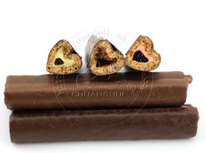 En Forme De coeur Chocolat biscuit enduit bar - Product Image 3