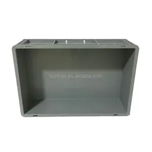 China heavy duty storage moving stackable plastic tote boxes