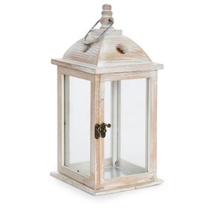 Eco-friendly Outdoor Rustic Antique Cedar Wood <strong>Lantern</strong> <strong>Wooden</strong> Candle <strong>Lantern</strong> for Garden Decoration - Product Image 1