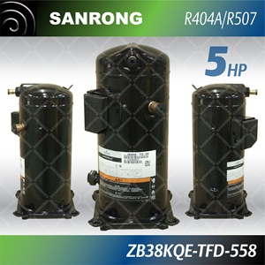 New R404A 5HP ZB38KQE-TFD-558 ZB38KQE-TFD-524 Emerson ZB Copeland Scroll Compressor