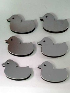 6 imanes de nevera personalizados con forma de pez pequeño - Product Image 2