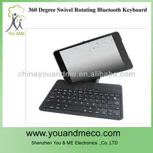 mode noir 360 <span class=keywords><strong>pivotant</strong></span> degré de rotation wieless <span class=keywords><strong>clavier</strong></span> bluetooth cas stand pour ipad 2 3 4 pour ipad pour ipad - Product Image 1