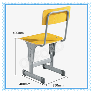 Tamaño estándar de la escuela de escritorio y silla conjunto antiguo NJ-83A pupitre y silla - Product Image 5