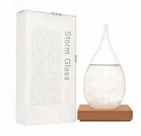 Креативный стильный Настольный барометр, стеклянная бутылка для прогноза погоды