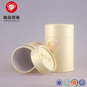 Tái chế lá vàng logo vòng giấy hộp xi lanh/Quảng Châu tông giấy canister bao bì/Giá Rẻ gia vị container bán buôn - Product Image 2