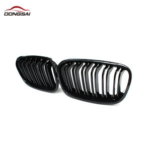 Grille centrale en maille ABS pour pare-choc avant, pièce de voiture, noire brillante, pour <span class=keywords><strong>BMW</strong></span> série <span class=keywords><strong>1</strong></span> F20 135i pré LCI - Product Image 2