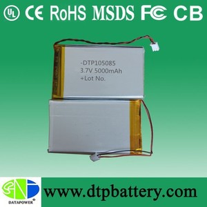 KC-Zertifizierte Lipo-Zelle DTP 105075 105565 105085 Lithium-Batterie 5000mAh 3,7V 18,5Wh - Product Image 3