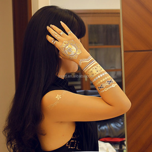Vente chaude mince nake femmes métal tatouages autocollant - Product Image 6