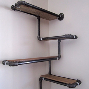Raccord de tuyauterie en fonte malléable à 3 voies, coude à 90 degrés, 1 pouce, pour la décoration intérieure - Product Image 6