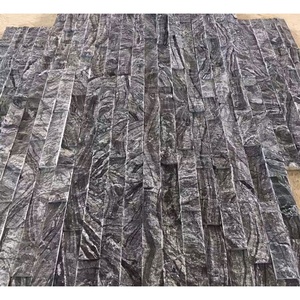 Panel de pared de azulejo de piedra de cultivo de mármol de madera antigua Natural - Product Image 4