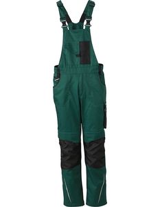 Combinaisons de travail vert vif Bib&Brace pour artisans, ingénieurs, réparateurs, peintres - Product Image 1
