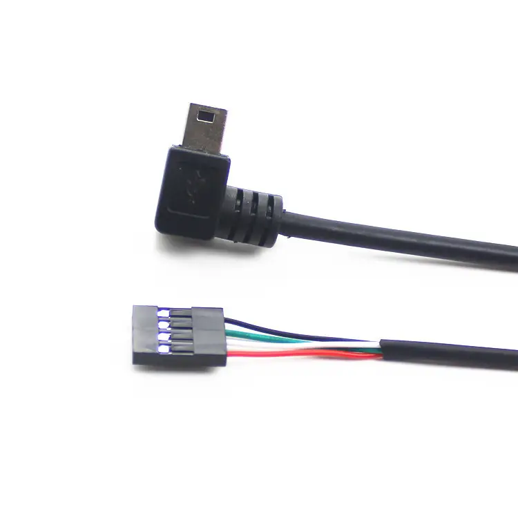 Mini 5 P rechtwinklig, herunter laden Bürsten kabel für DuPont 2.54-4 p USB DuPont Motherboard Baffle Datenkabel