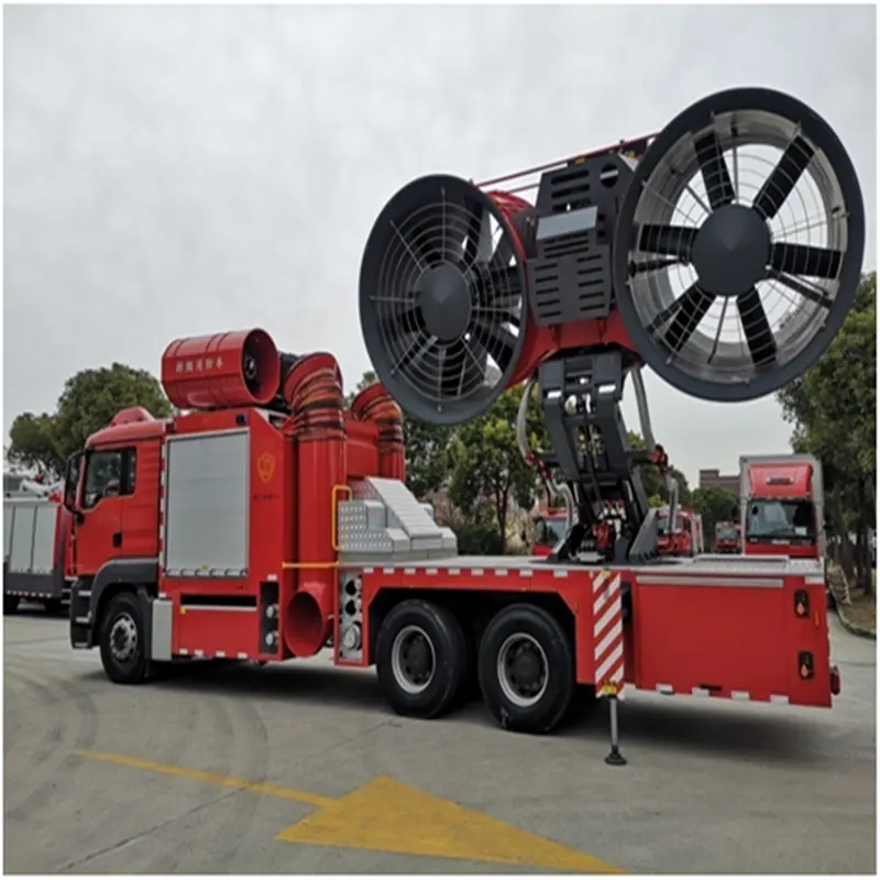 शंघाई अभिनव नए डिजाइन उच्च-दबाव धुआं निकास आग ट्रक वाहन के लिए बिक्री