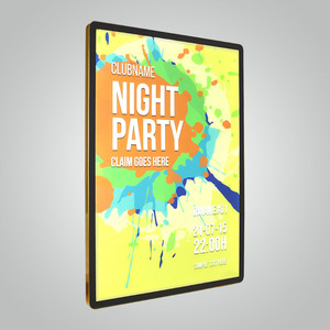 מודעות מגנטית רזה הוביל אור תיבת דואר אור תיבות פרסום תיבות - Product Image 1