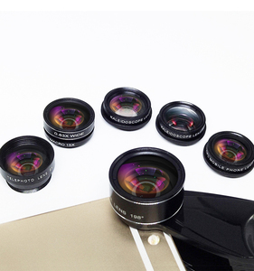 Nuovi prodotti Clip 7 in1 Smartphone Fish Eye Lens + grandangolare + Macro cellulare fotocamera Set Set di obiettivi fotografici <span class=keywords><strong>per</strong></span> <span class=keywords><strong>telefono</strong></span> cellulare - Product Image 5