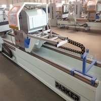 LJZ2-500 * 4200 Nhôm Hồ Sơ Khung Độ Chính Xác Gấp Đôi Đầu Cắt Saw