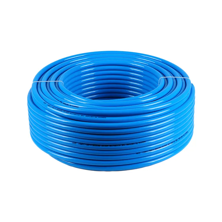 Échantillon gratuit personnalisé Chine approvisionnement industriel bleu doux couleur pu tuyau pneumatique