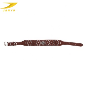 Hochwertiges neues Design Vintage mit Metall <span class=keywords><strong>4</strong></span> Zoll Hunde halsband - Product Image 5