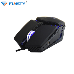 проводной компьютер светодио дный LED подсветка комплект Механическая игровая клавиатура и мышь комбо для геймера - Product Image 6