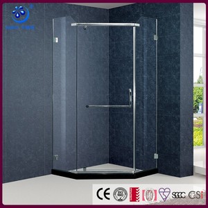 Pantalla <span class=keywords><strong>de</strong></span> <span class=keywords><strong>Ducha</strong></span> <span class=keywords><strong>de</strong></span> <span class=keywords><strong>Cristal</strong></span> fija 90X90 Vidrio <span class=keywords><strong>Mampara</strong></span> Fija Ideas (KK6527) - Product Image 1