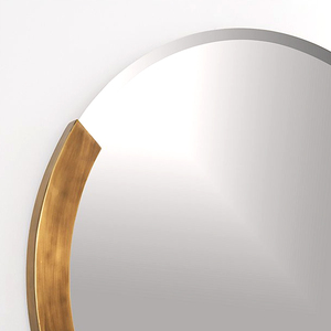 RH16010 miroirs de salle de bain chinois 24 pouces, miroir à cadre rond <span class=keywords><strong>en</strong></span> métal, miroirs de décoration <span class=keywords><strong>murale</strong></span> pour mur - Product Image 2