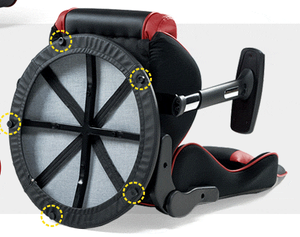 Chaise de jeu de bureau moderne, chaise de jeu pivotante au sol sans roulettes, chaise <span class=keywords><strong>gamer</strong></span> - Product Image 2