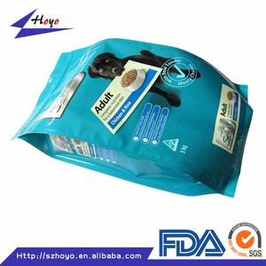 Emballage Side Gousset Plastique Jetables Autoporteurs Pour Chien Sac Alimentaire Avec Ziplock /. - Product Image 6