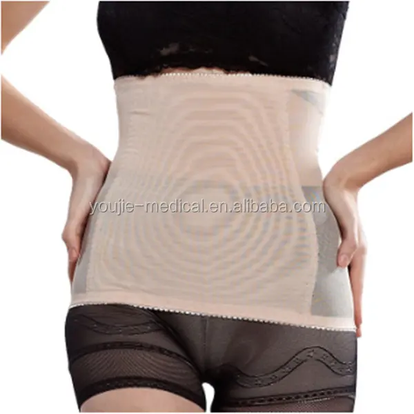 Online shopping elastic breathable waist slim abdomen trimmer compression girdle for fat burn